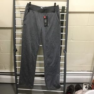 NWT Under Armour Coldgear Women’s Charcoal Grey Sweatpants- Medium